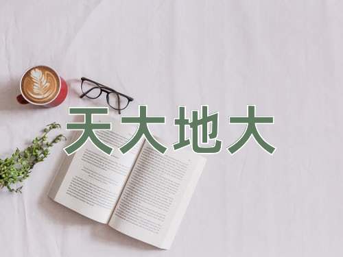 成语天大地大