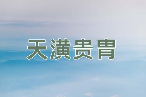 成语天潢贵胄