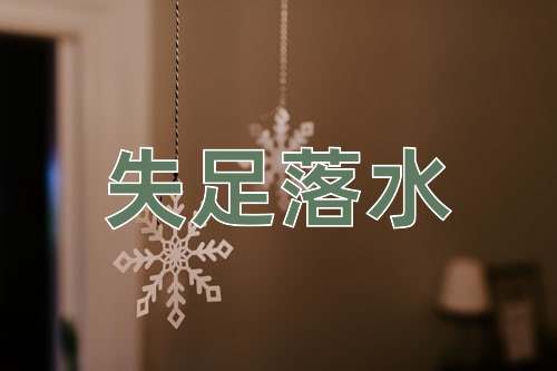 成语失足落水