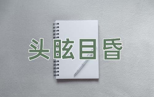 成语头眩目昏