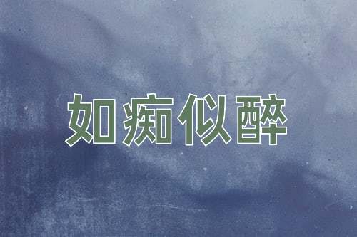 成语如痴似醉