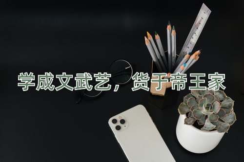 成语学成文武艺，货于帝王家