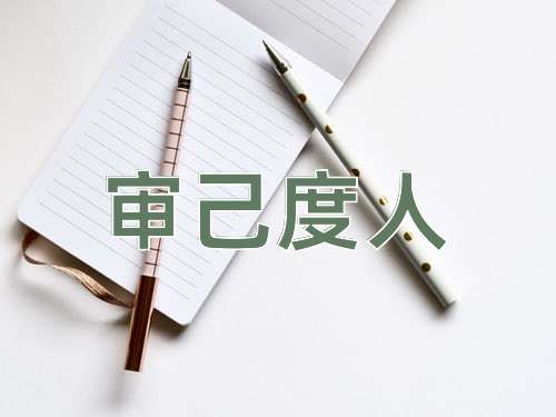 成语审己度人
