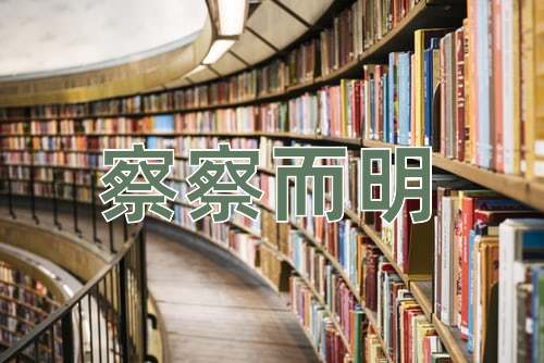 成语察察而明