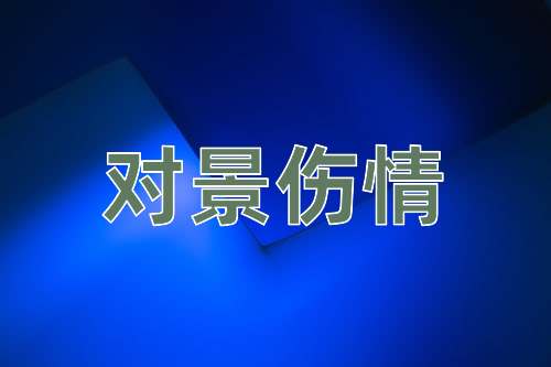 成语对景伤情