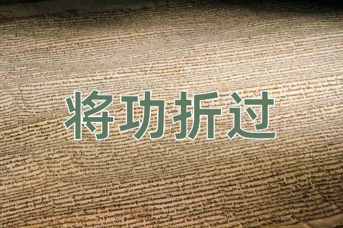 成语将功折过