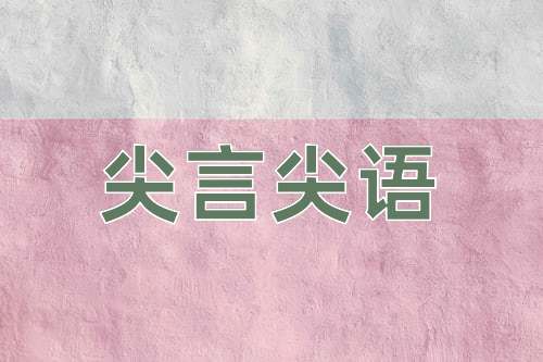 成语尖言尖语
