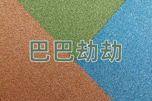 成语巴巴劫劫