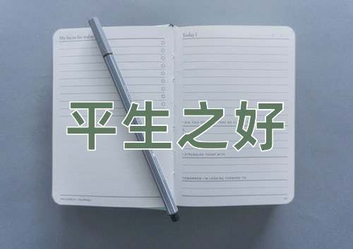 成语平生之好