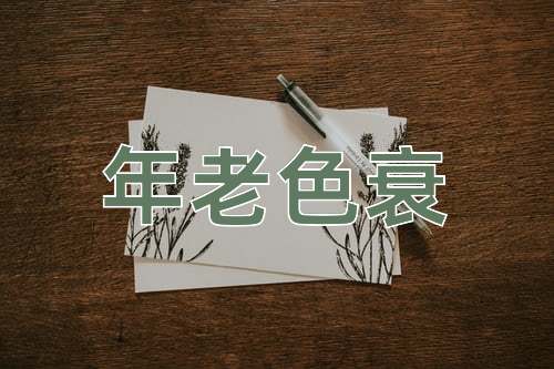 成语年老色衰