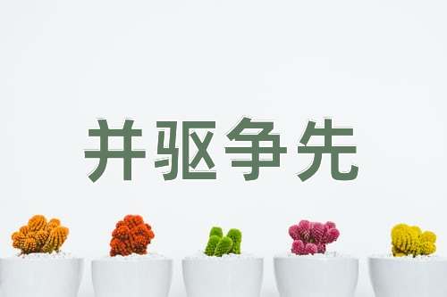成语并驱争先