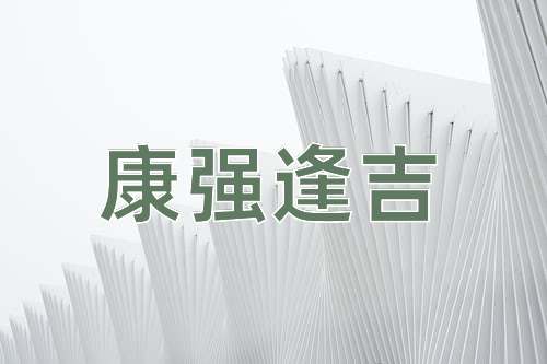 成语康强逢吉