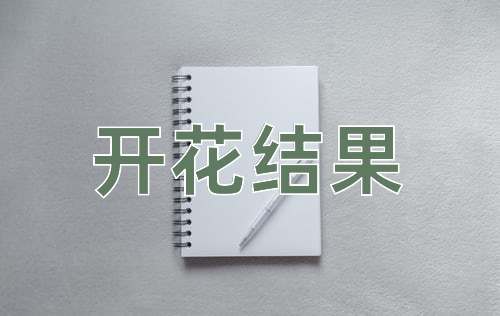 成语开花结果