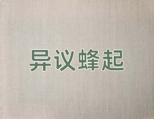成语异议蜂起