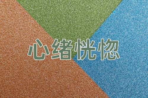 成语心绪恍惚