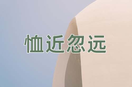 成语恤近忽远