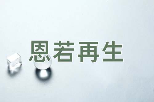 成语恩若再生