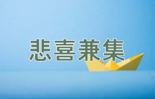 成语悲喜兼集
