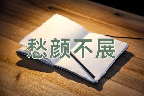 成语愁颜不展