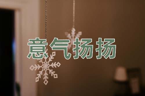 成语意气扬扬