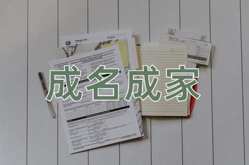 成语成名成家