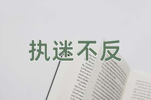 成语执迷不反