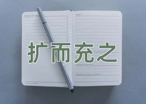 成语扩而充之