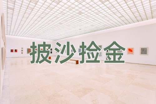 成语披沙捡金