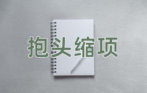 成语抱头缩项