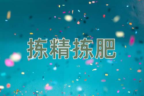 成语拣精拣肥
