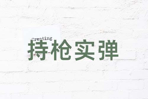 成语持枪实弹