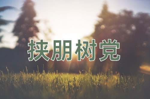 成语挟朋树党