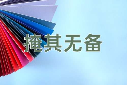 成语掩其无备