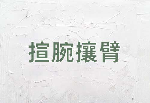 成语揎腕攘臂
