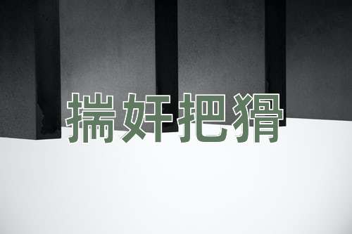 成语揣奸把猾