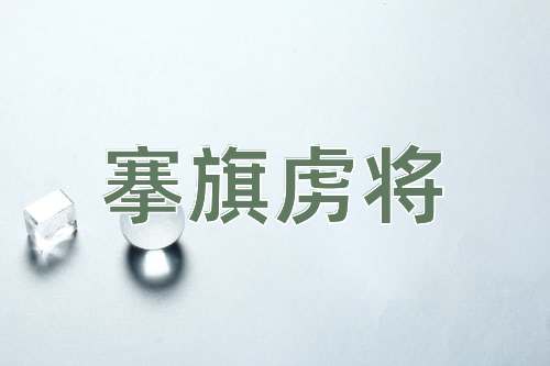 成语搴旗虏将