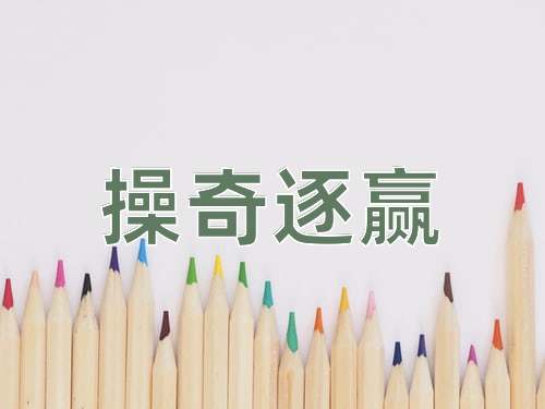 成语操奇逐赢