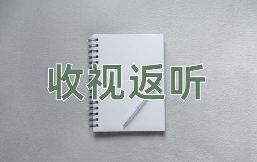 成语收视返听