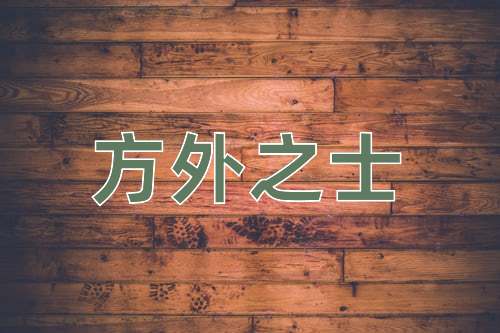 成语方外之士