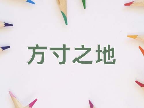 成语方寸之地