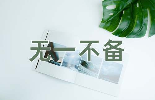 成语无一不备