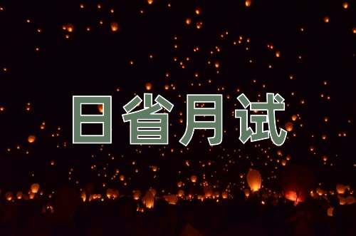 成语日省月试