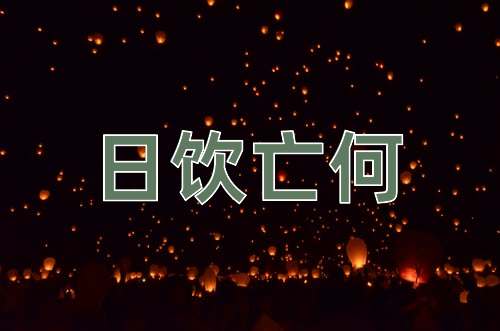 成语日饮亡何
