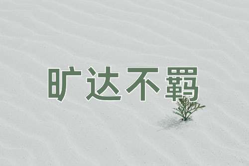 成语旷达不羁