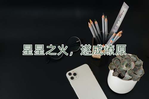 成语星星之火，遂成燎原