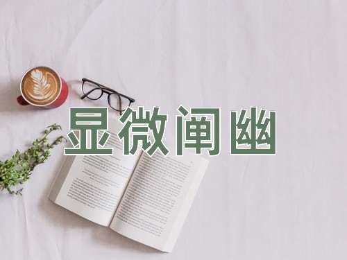 成语显微阐幽