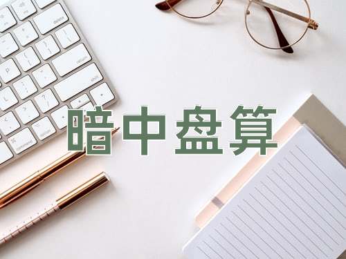成语暗中盘算