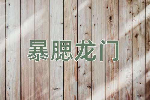 成语暴腮龙门