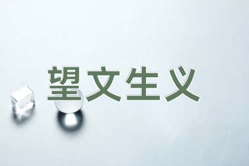 成语望文生义