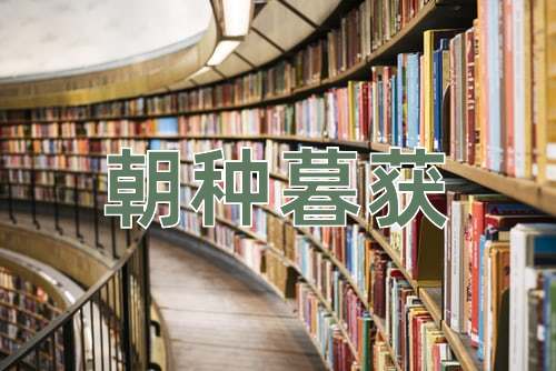 成语朝种暮获